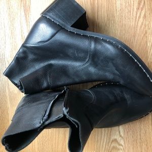 Asos Leather Stud Boot Size 7.5